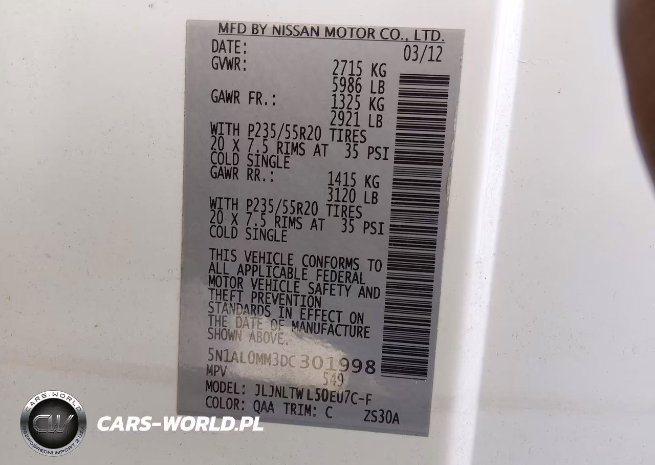 2013 Infiniti Jx35 VIN:5N1AL0MM3DC301998 - 9