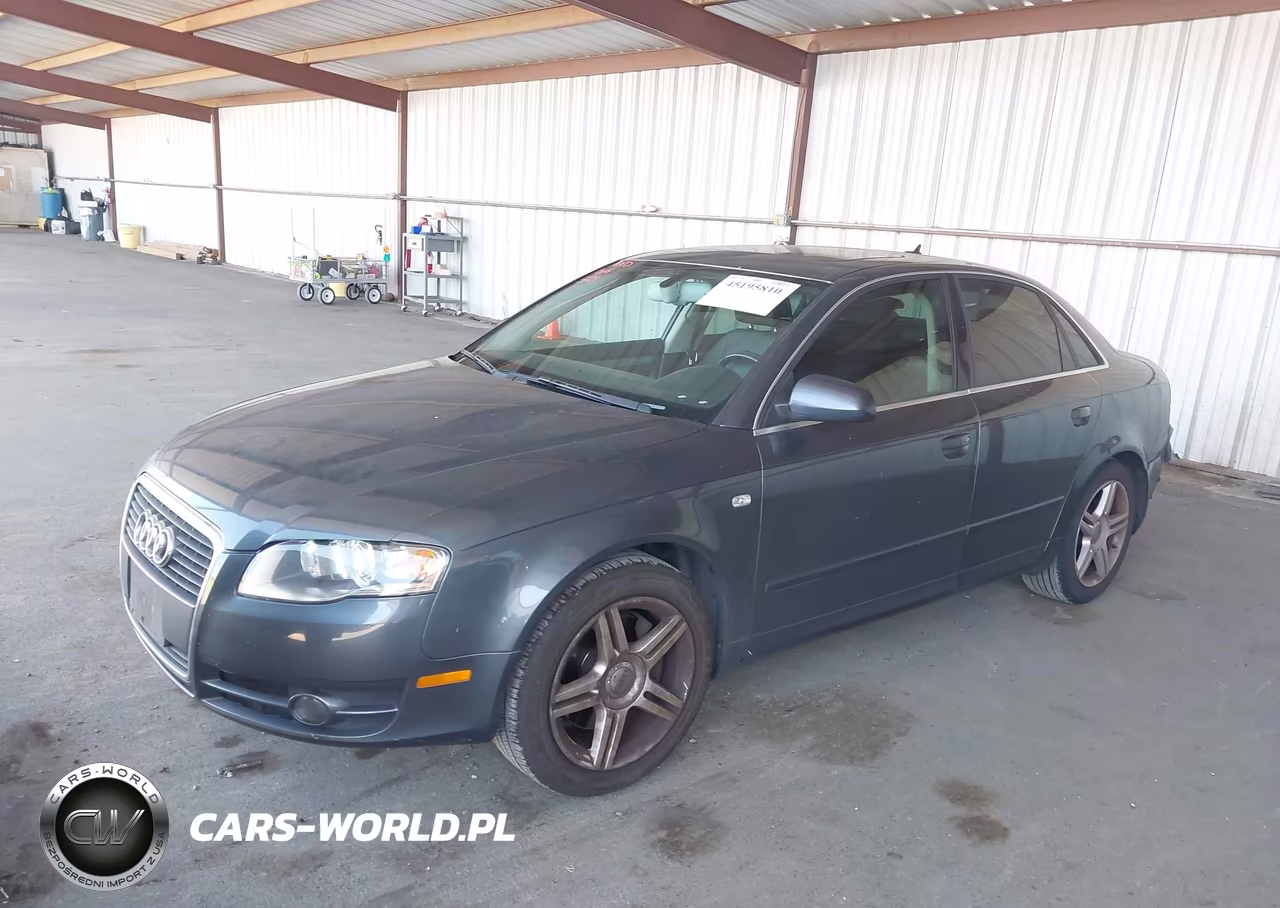 2007 Audi A4 2.0T VIN:WAUAF78E27A231429 - 2