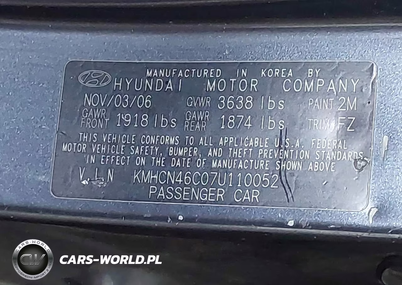 2007 Hyundai Accent Gls VIN:KMHCN46C07U110052 - 9