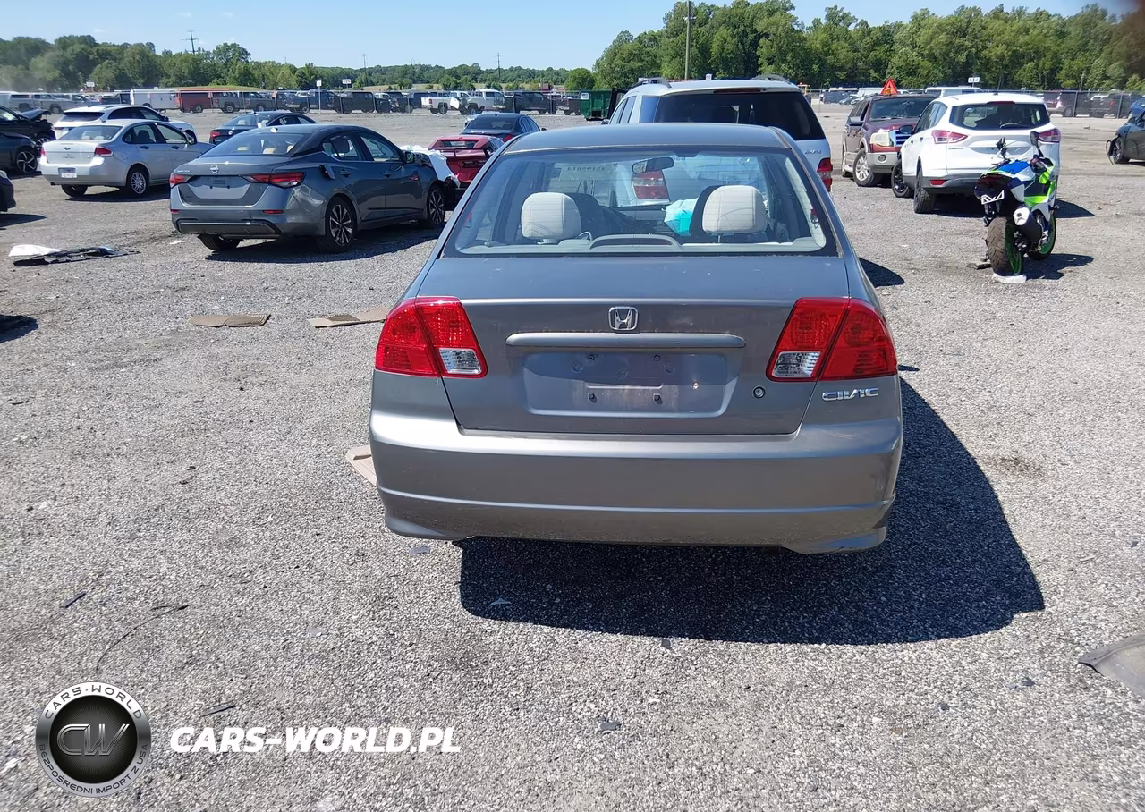 2005 Honda Civic Vp VIN:1HGES16345L001473 - 16