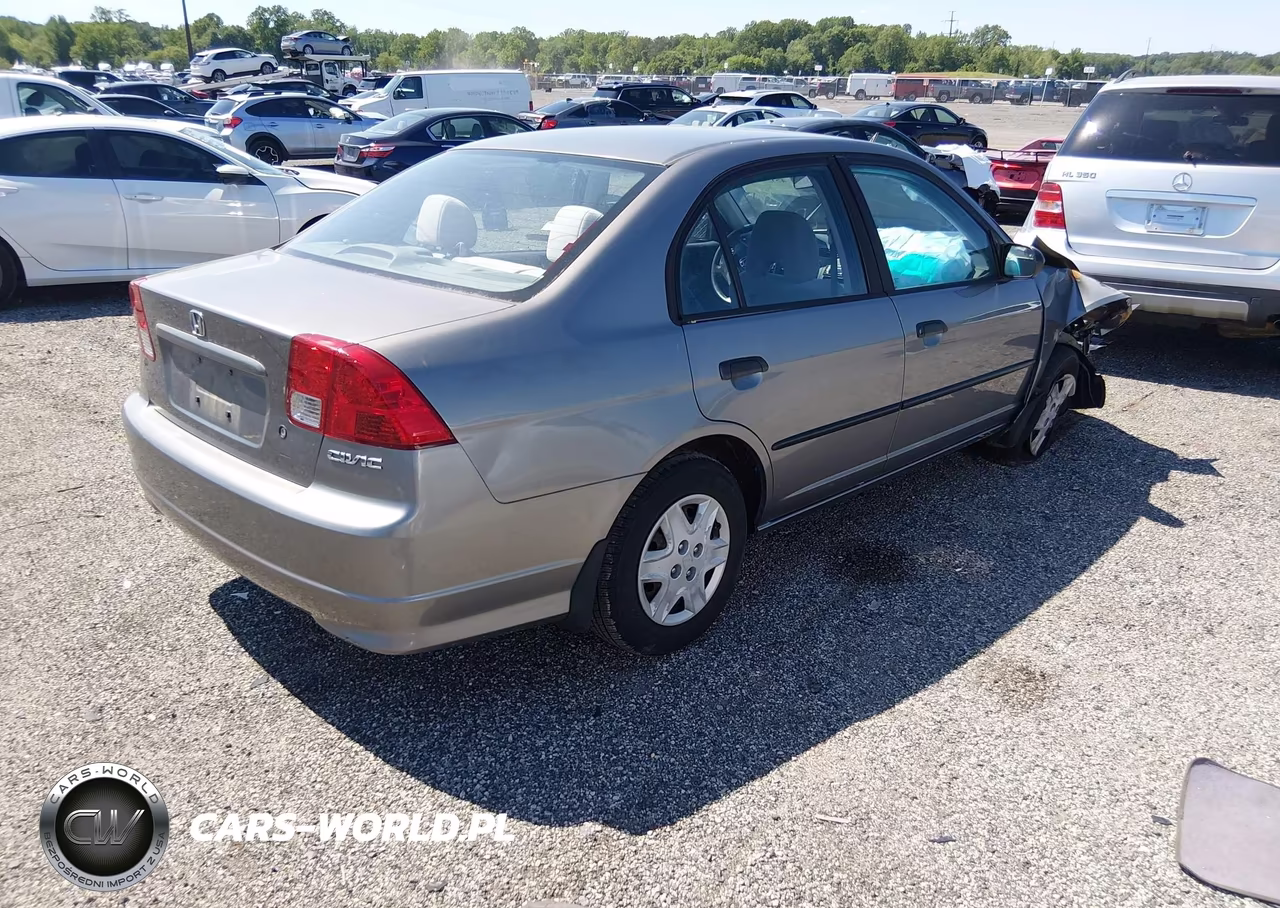 2005 Honda Civic Vp VIN:1HGES16345L001473 - 4