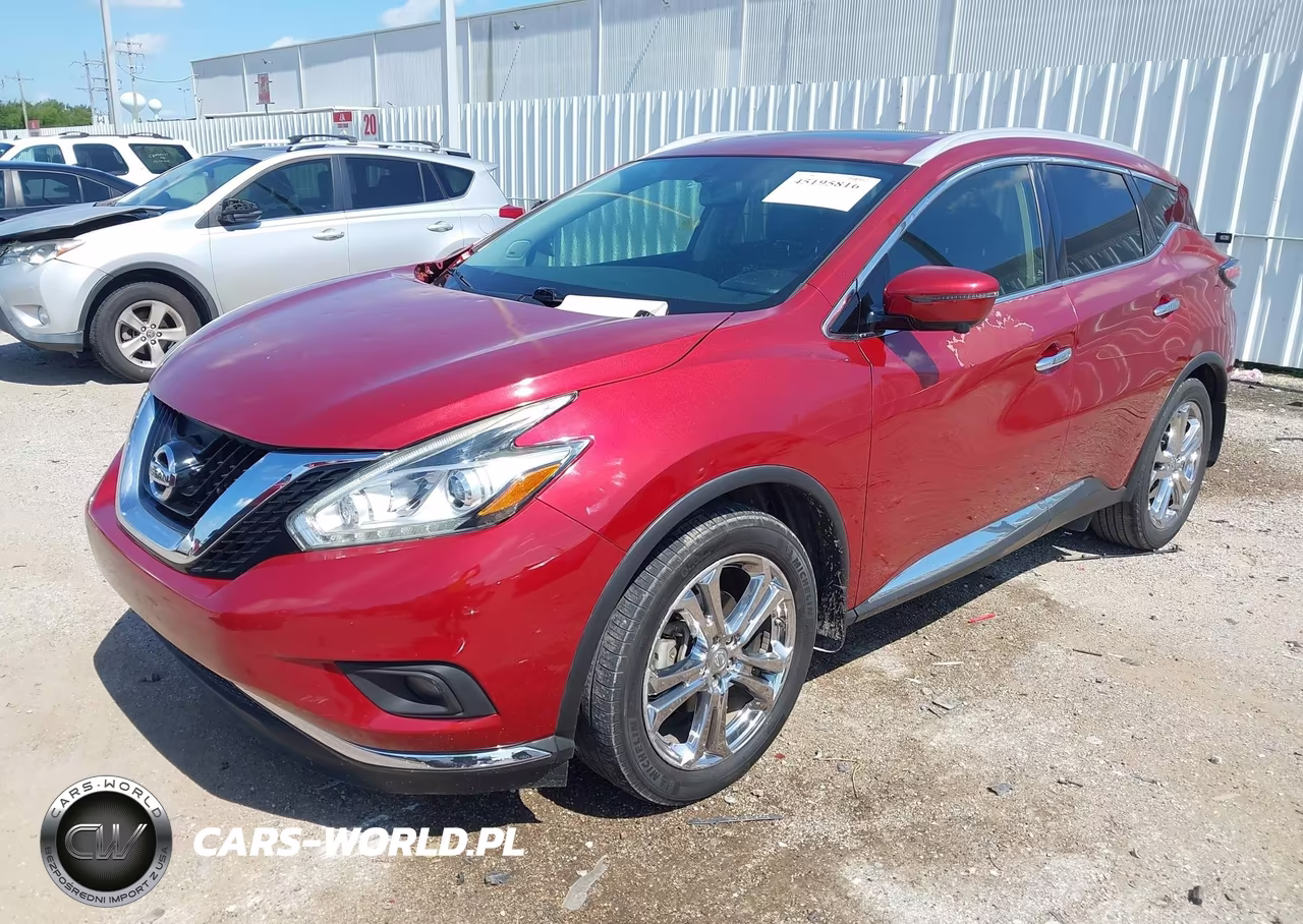 2017 Nissan Murano Platinum VIN:5N1AZ2MG6HN113295 - 2