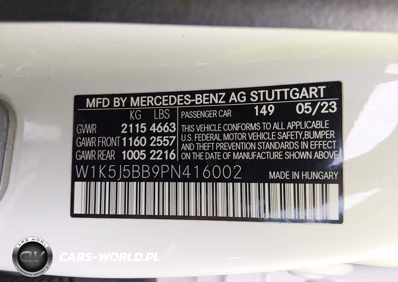 2023 Mercedes-Benz Amg Cla 35 4Matic VIN:W1K5J5BB9PN416002 - 9