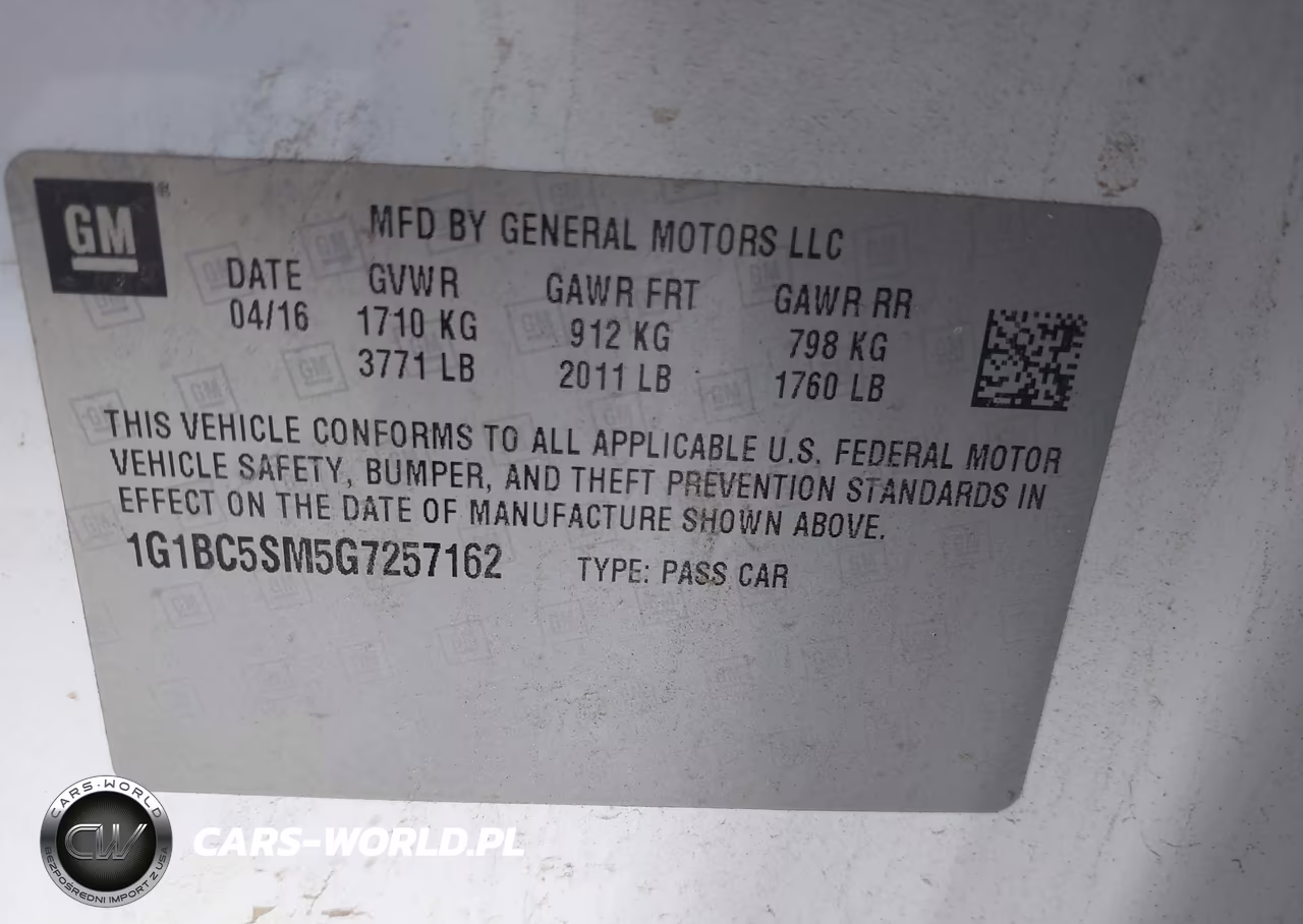 2016 Chevrolet Cruze Ls Auto VIN:1G1BC5SM5G7257162 - 9
