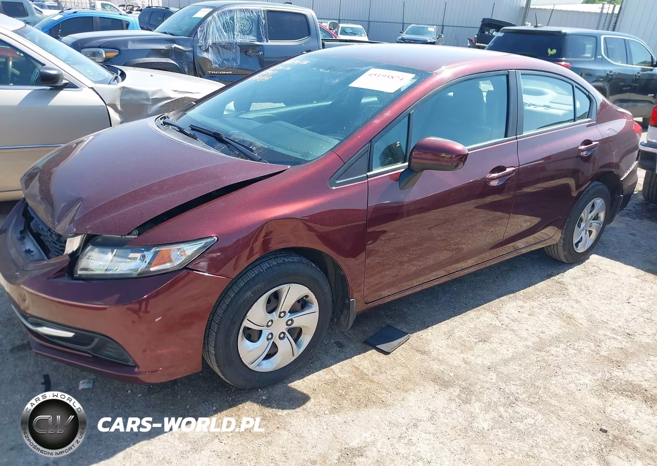 2015 Honda Civic Lx VIN:19XFB2F5XFE276477 - 2