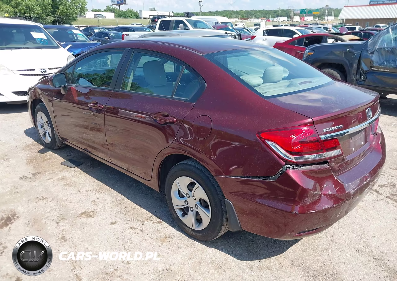 2015 Honda Civic Lx VIN:19XFB2F5XFE276477 - 3
