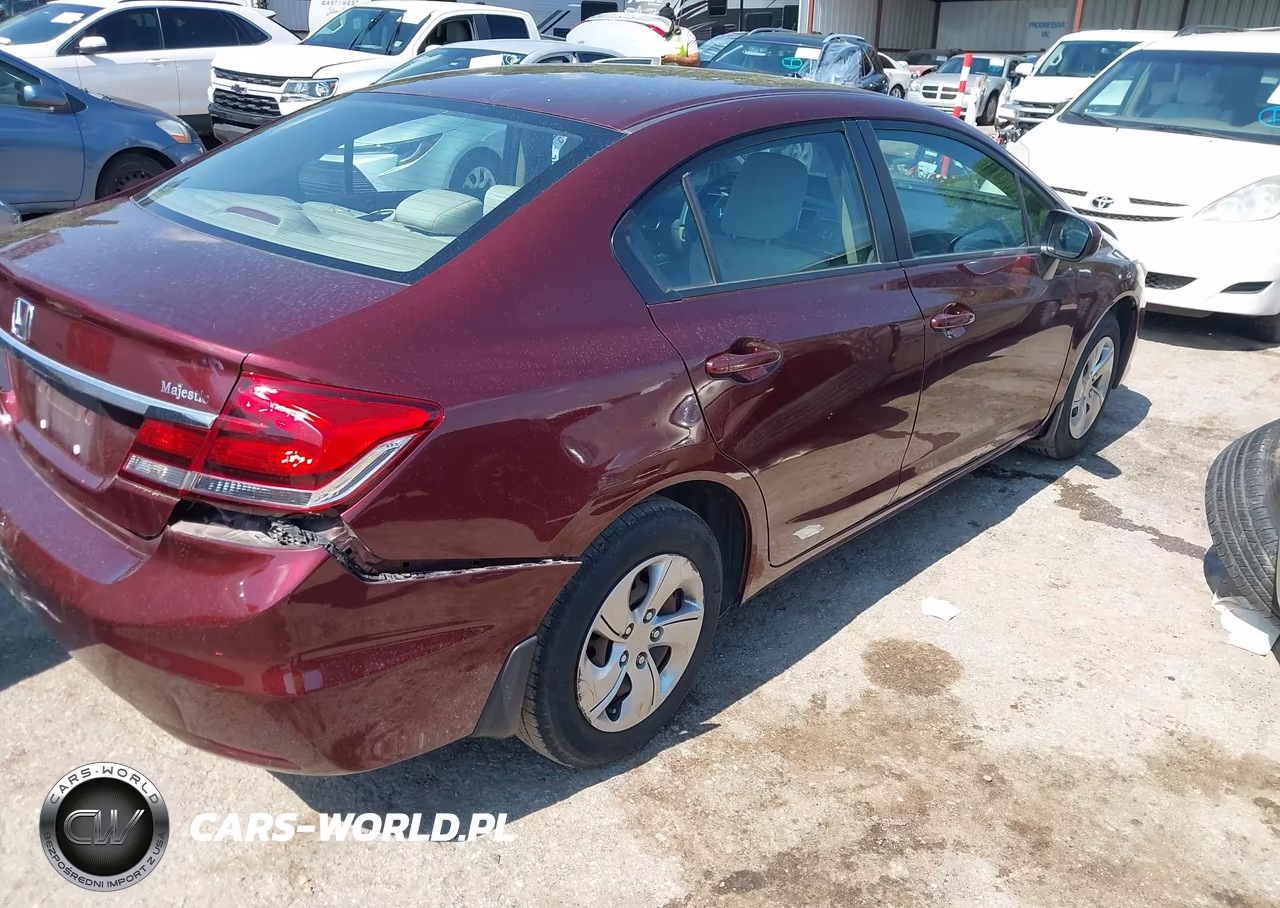 2015 Honda Civic Lx VIN:19XFB2F5XFE276477 - 4