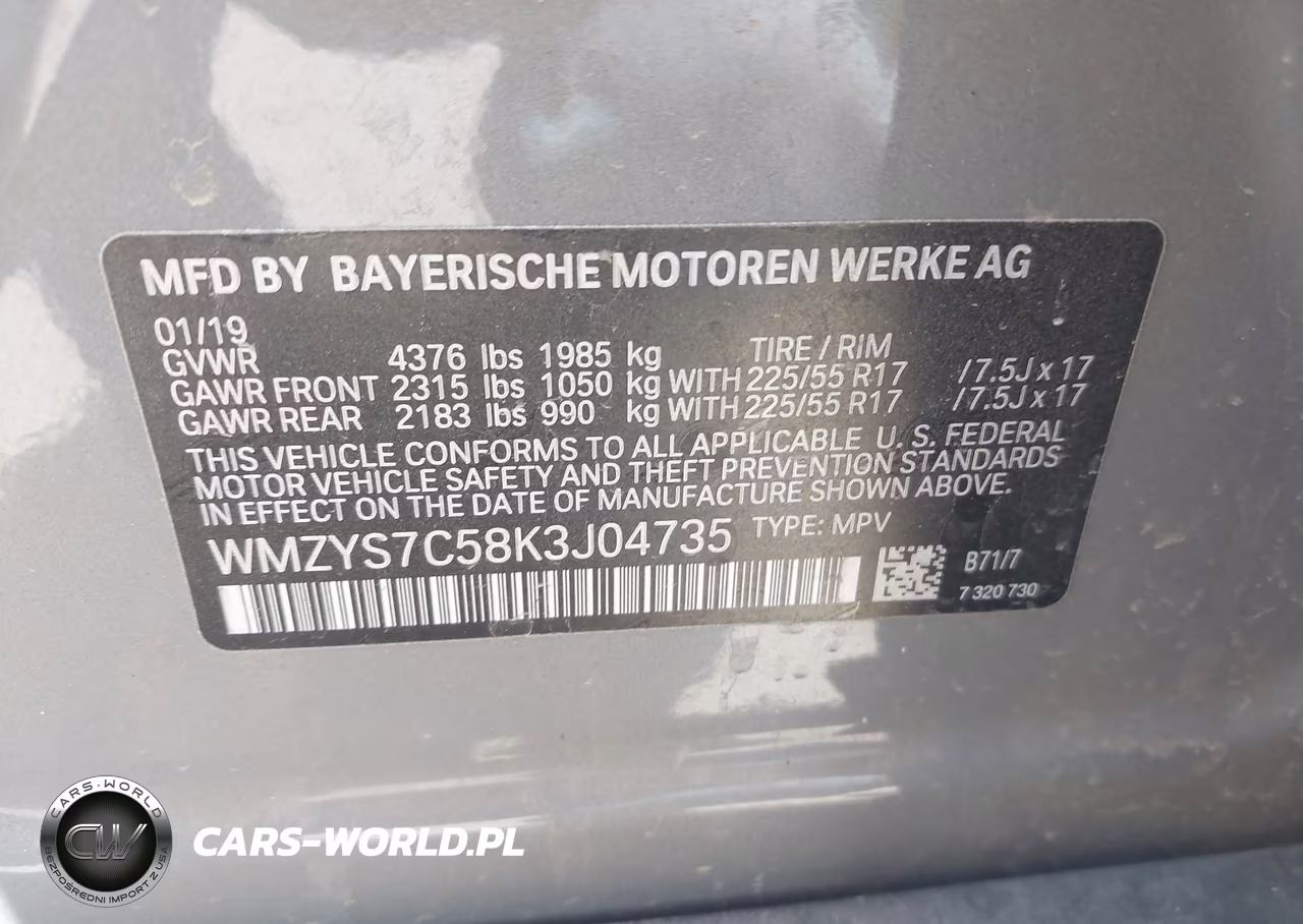 2019 Mini Countryman Cooper VIN:WMZYS7C58K3J04735 - 9