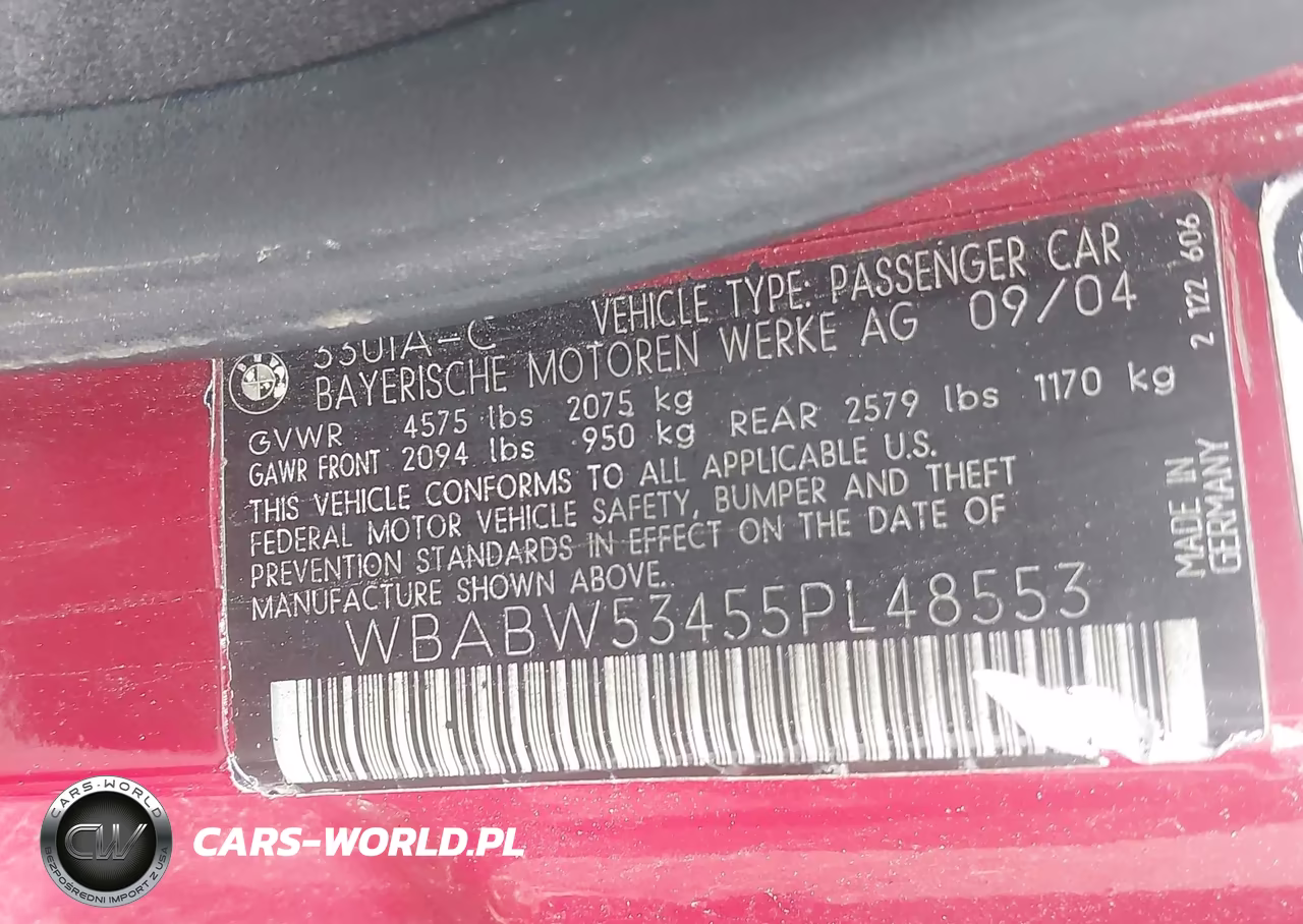 2005 BMW 330Ci VIN:WBABW53455PL48553 - 9