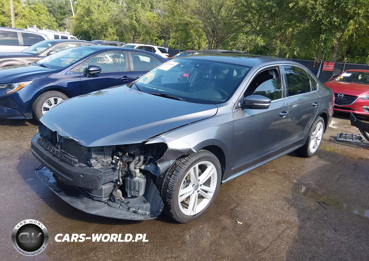 2015 Volkswagen Passat 2.0L Tdi Sel Premium VIN:1VWCV7A34FC055166 - 2