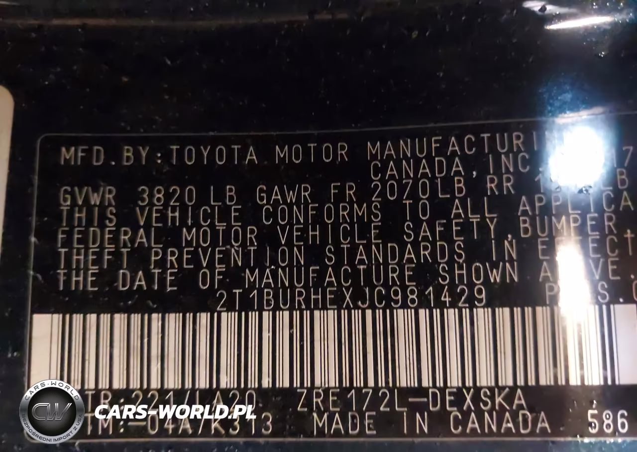 2018 Toyota Corolla Xse VIN:2T1BURHEXJC981429 - 9
