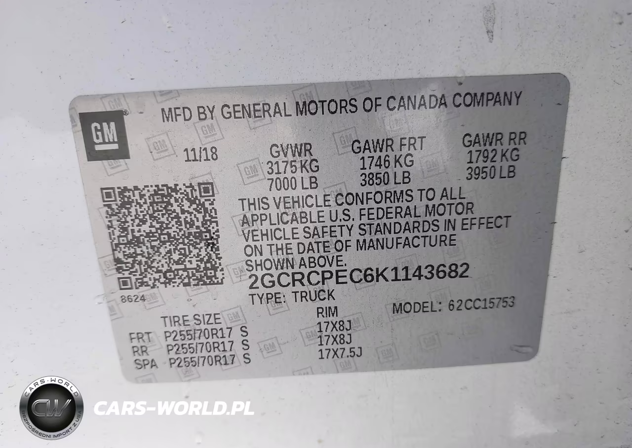 2019 Chevrolet Silverado 1500 Ld Lt VIN:2GCRCPEC6K1143682 - 9