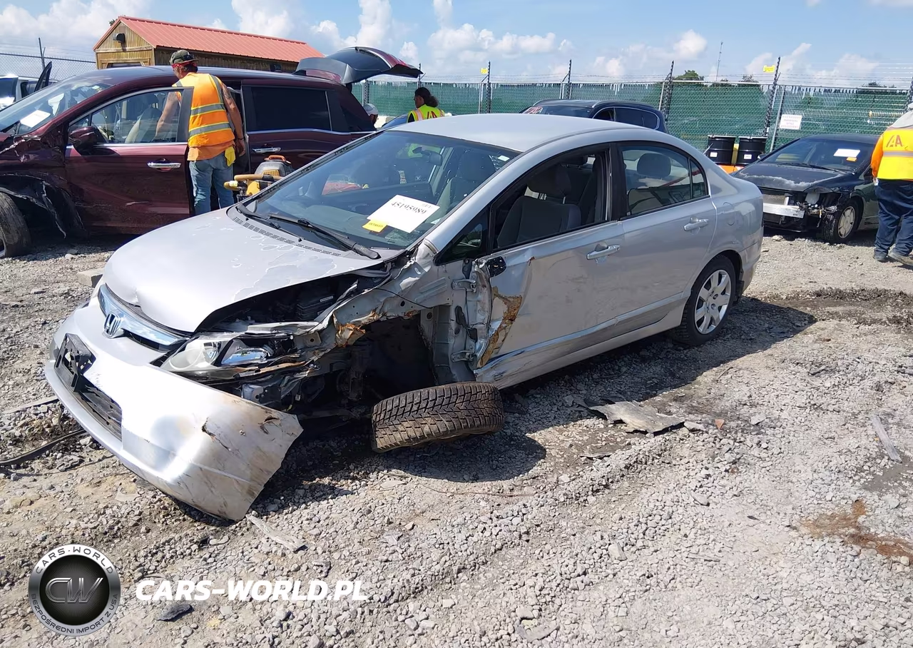 2008 Honda Civic Lx VIN:1HGFA16578L086614 - 2