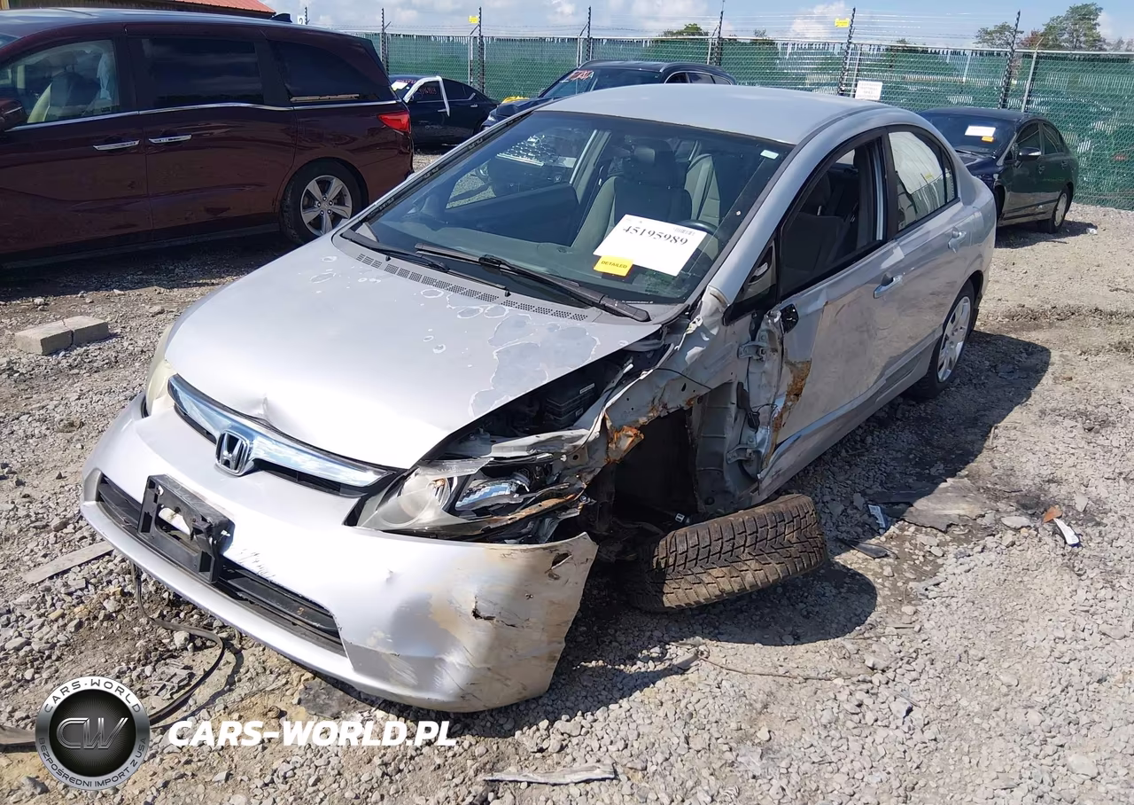 2008 Honda Civic Lx VIN:1HGFA16578L086614 - 6