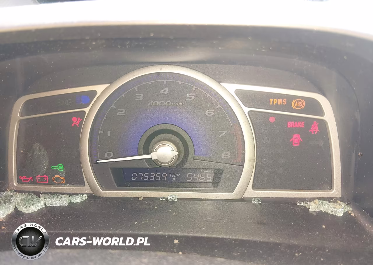 2008 Honda Civic Lx VIN:1HGFA16578L086614 - 7