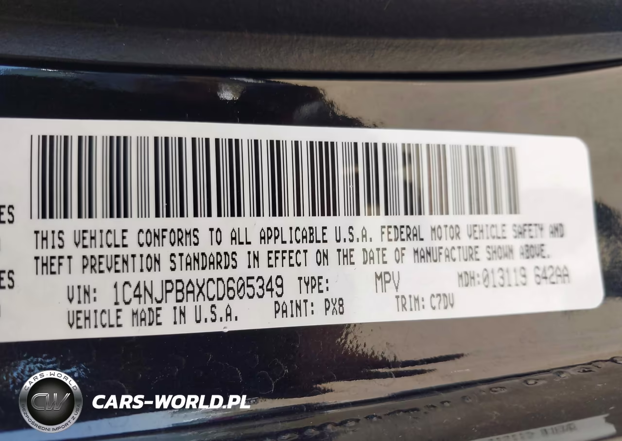 2012 Jeep Patriot Sport VIN:1C4NJPBAXCD605349 - 9