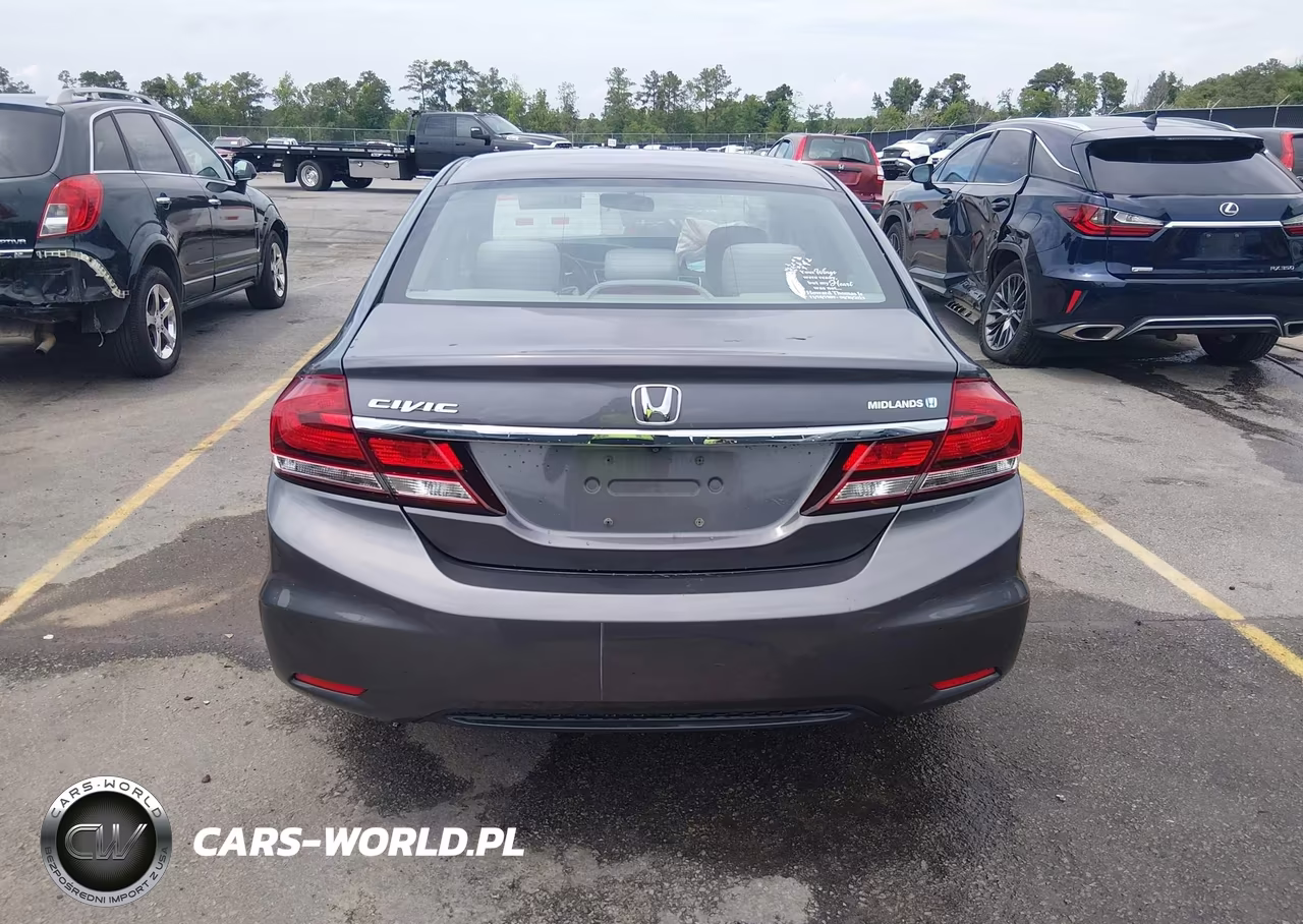 2014 Honda Civic Lx VIN:19XFB2F58EE033376 - 16