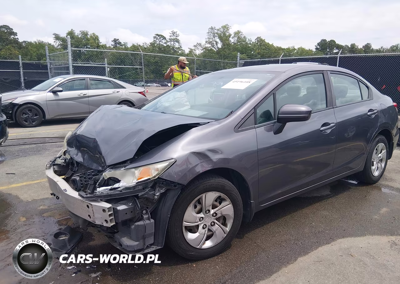 2014 Honda Civic Lx VIN:19XFB2F58EE033376 - 2