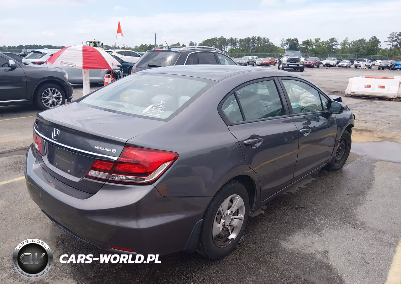 2014 Honda Civic Lx VIN:19XFB2F58EE033376 - 4