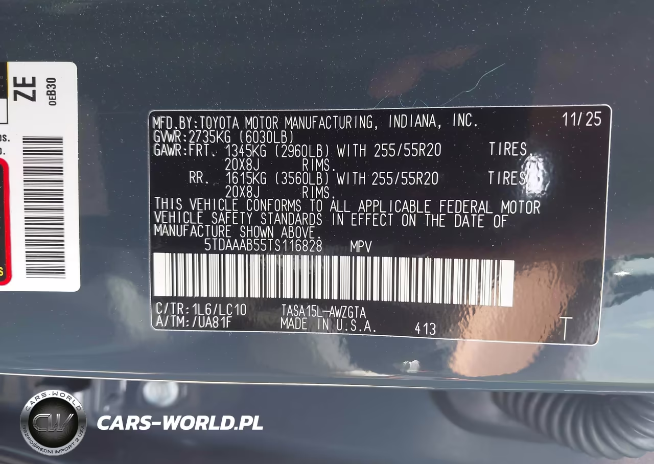 2026 Toyota Grand Highlander Limited VIN:5TDAAAB55TS116828 - 9