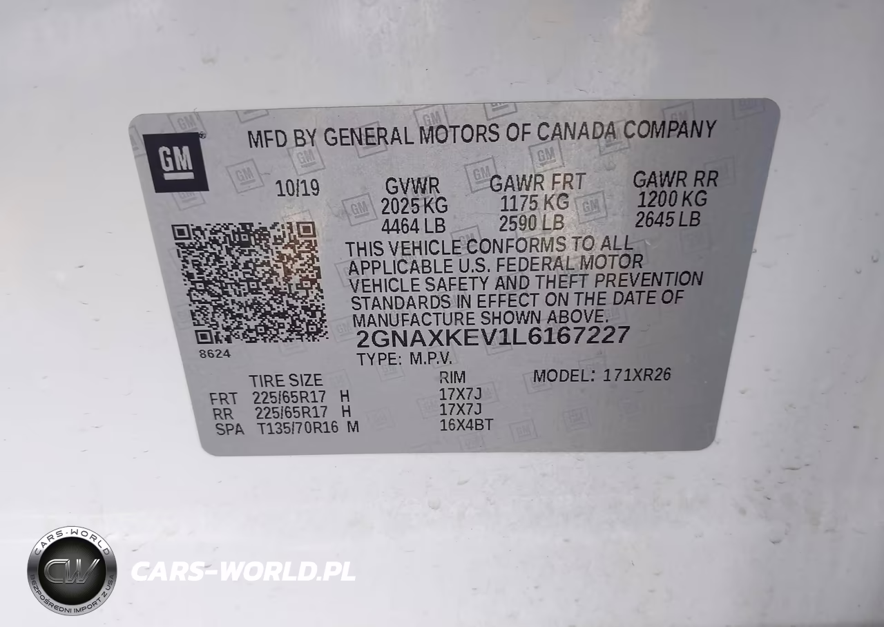 2020 Chevrolet Equinox Fwd Lt 1.5L Turbo VIN:2GNAXKEV1L6167227 - 9