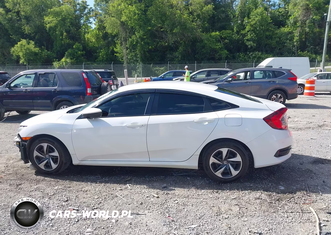 2020 Honda Civic Lx VIN:2HGFC2F6XLH548484 - 14