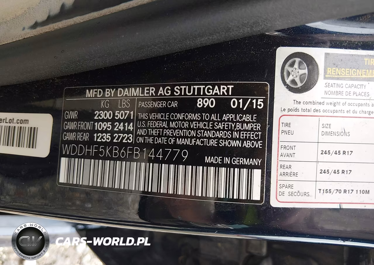 2015 Mercedes-Benz E 350 VIN:WDDHF5KB6FB144779 - 9