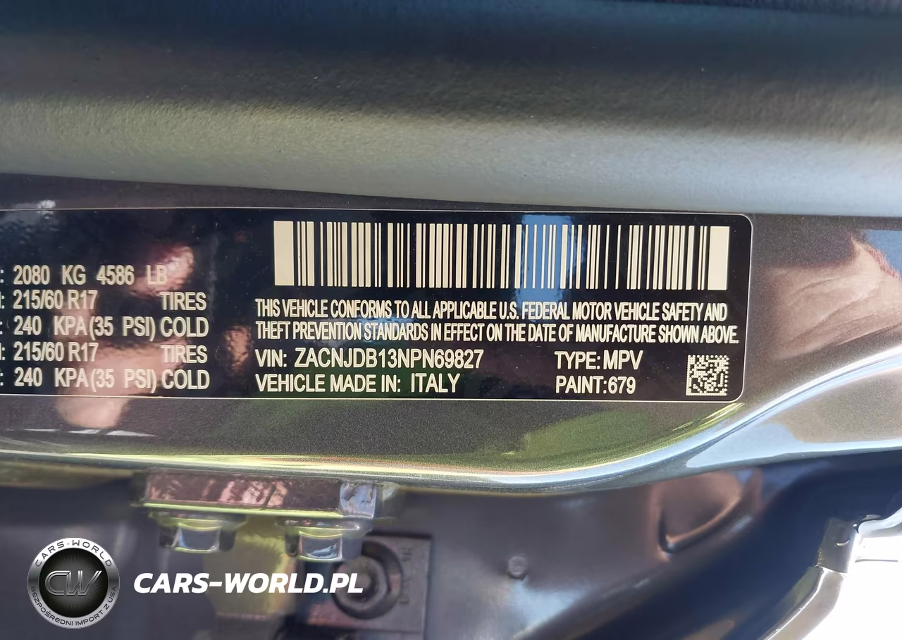 2022 Jeep Renegade Latitude 4X4 VIN:ZACNJDB13NPN69827 - 9