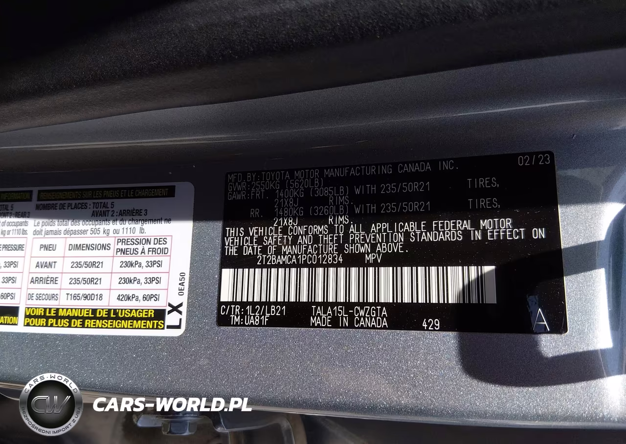 2023 Lexus Rx 350 Premium Plus VIN:2T2BAMCA1PC012834 - 9