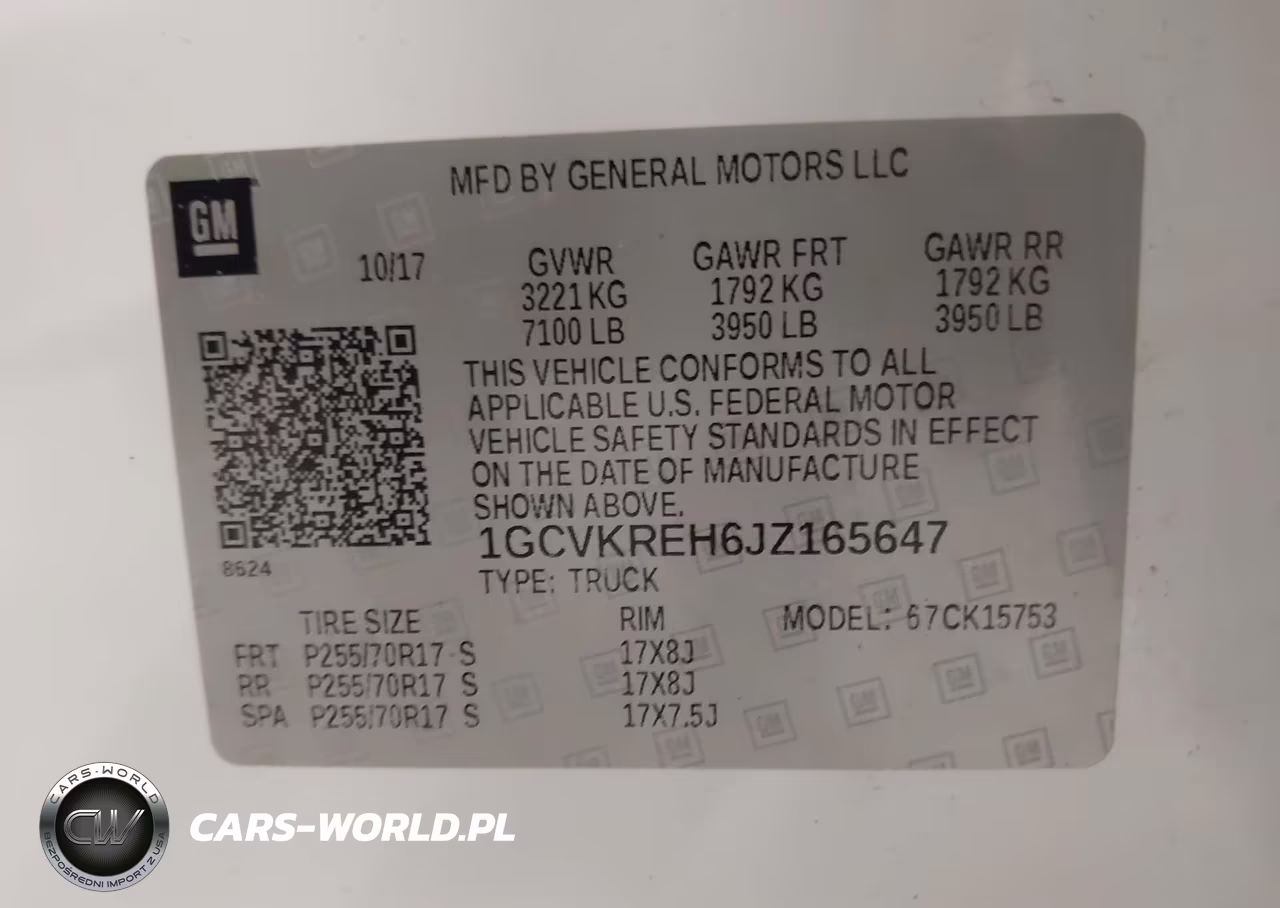 2018 Chevrolet Silverado 1500 1Lt VIN:1GCVKREH6JZ165647 - 9