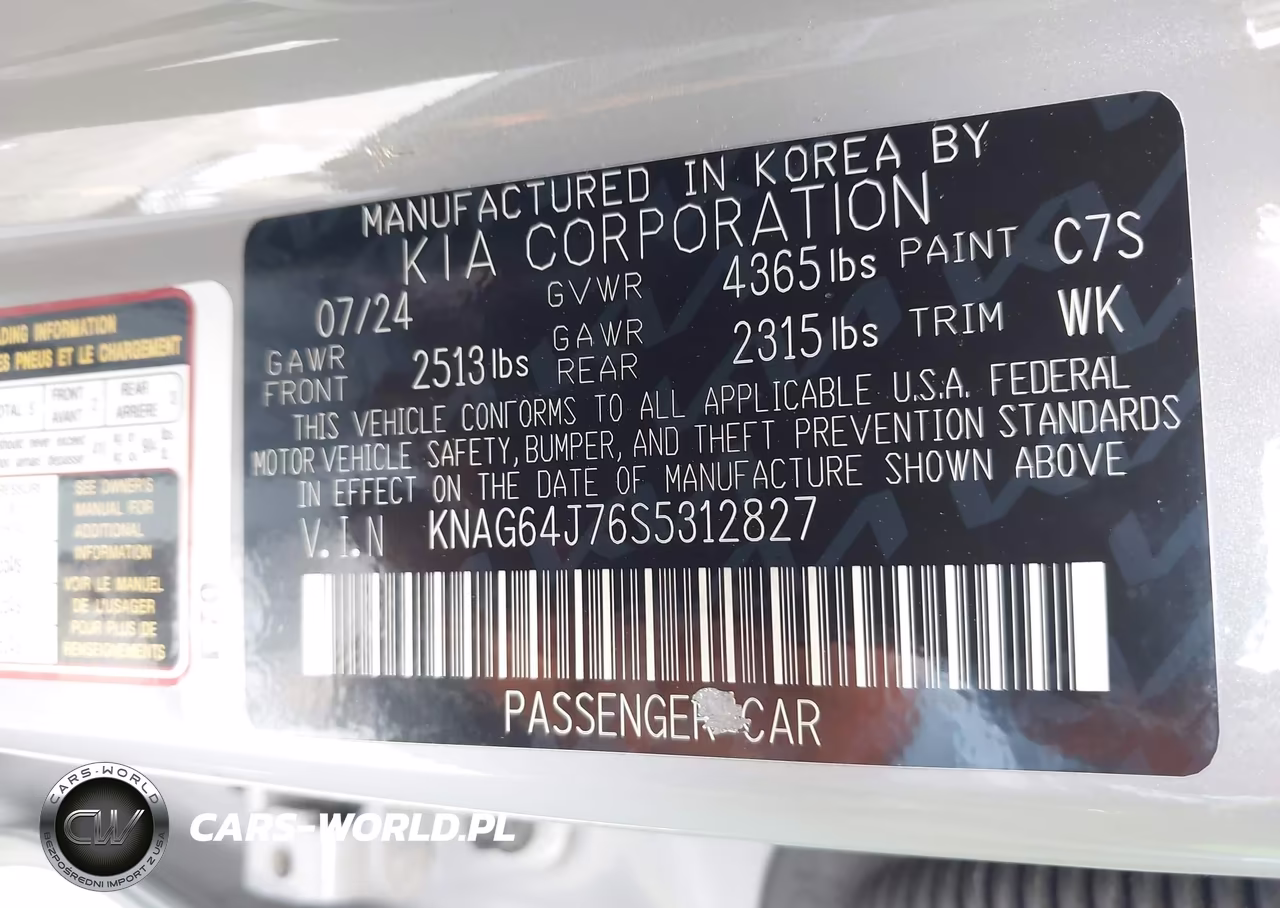 2025 Kia K5 Gt-Line VIN:KNAG64J76S5312827 - 9