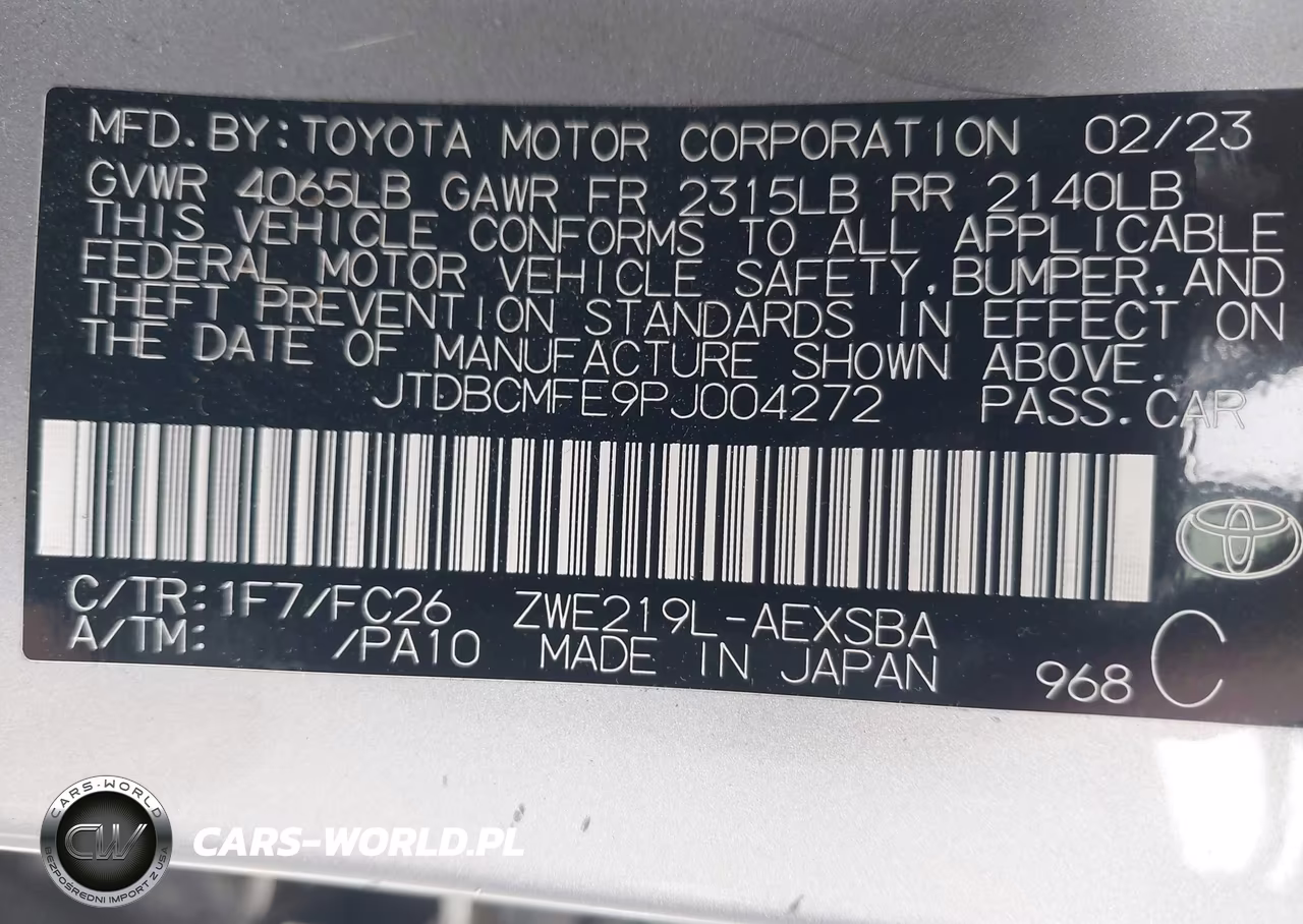 2023 Toyota Corolla Hybrid Se VIN:JTDBCMFE9PJ004272 - 9