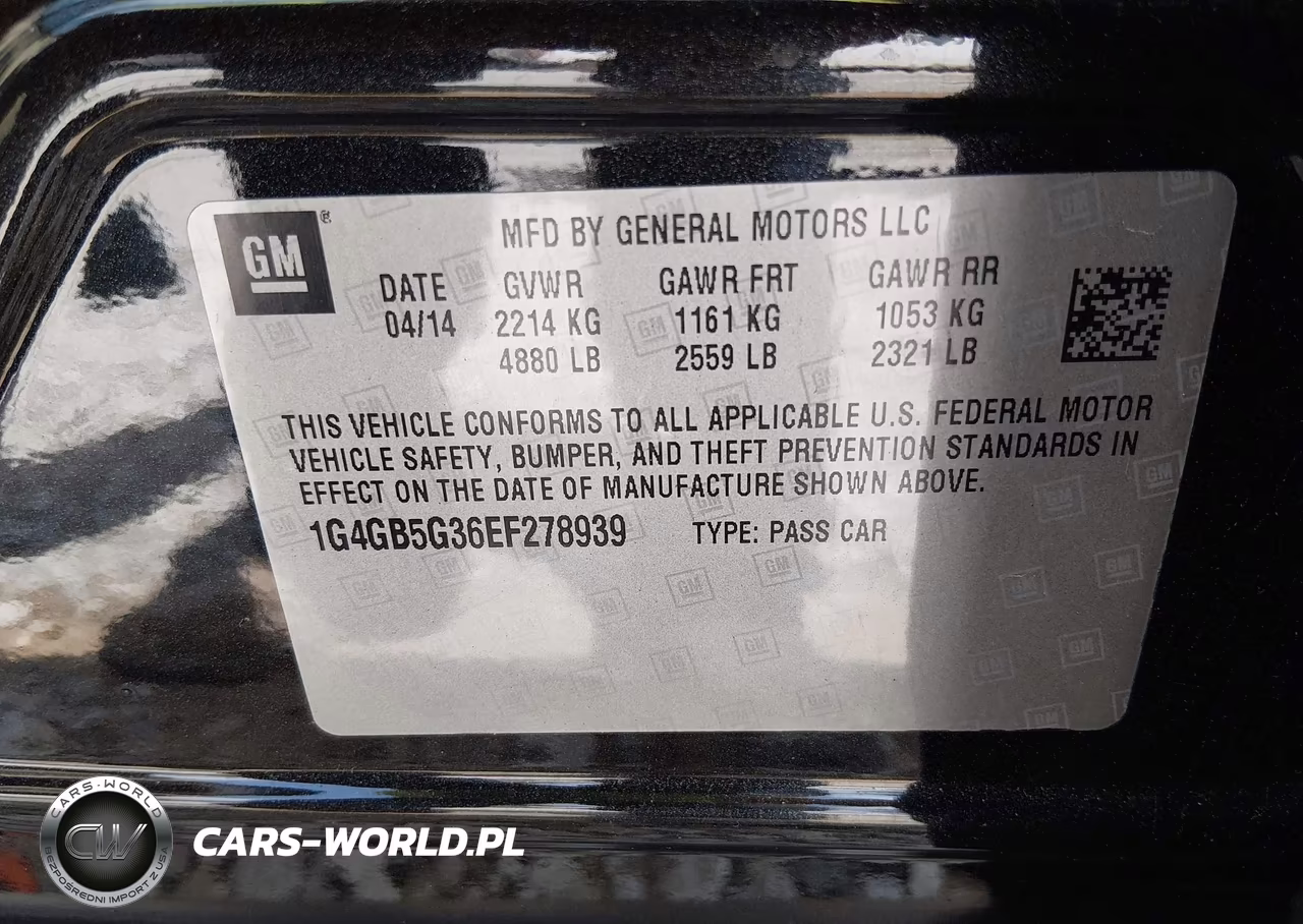 2014 Buick Lacrosse Leather Group VIN:1G4GB5G36EF278939 - 9