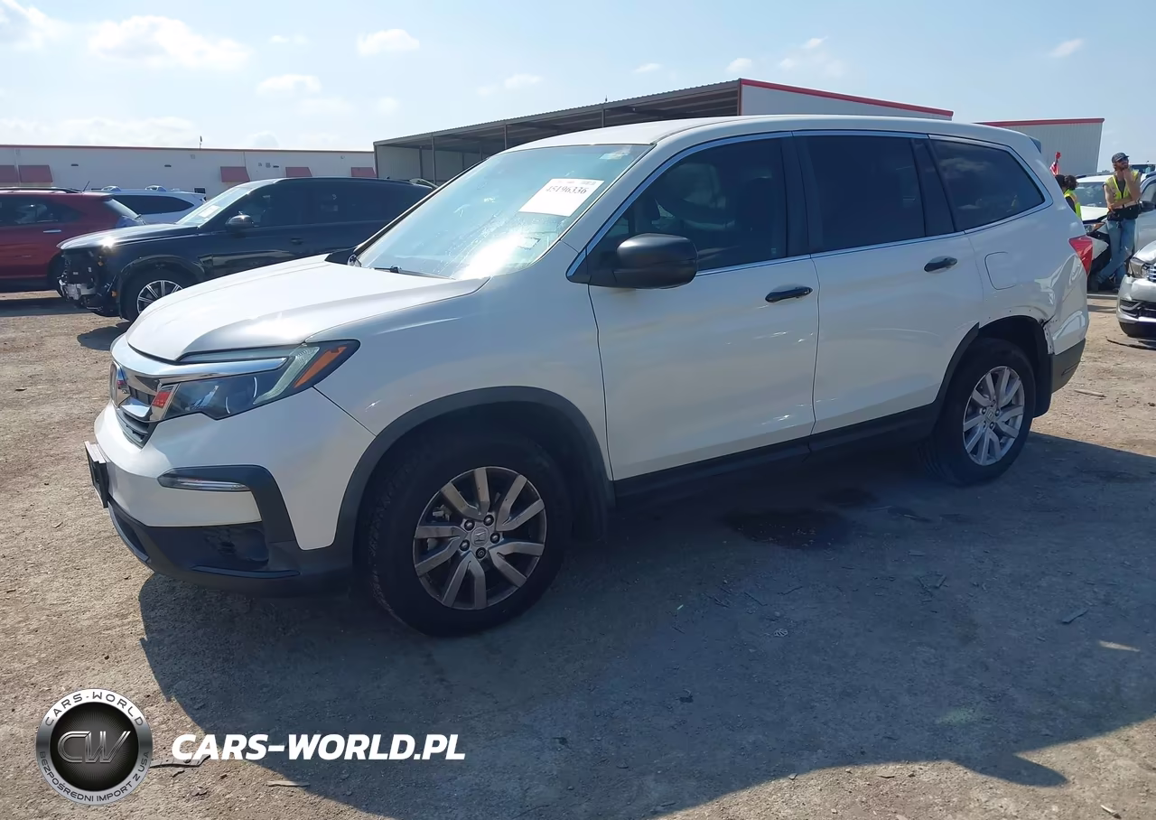 2019 Honda Pilot Lx VIN:5FNYF5H17KB013649 - 2