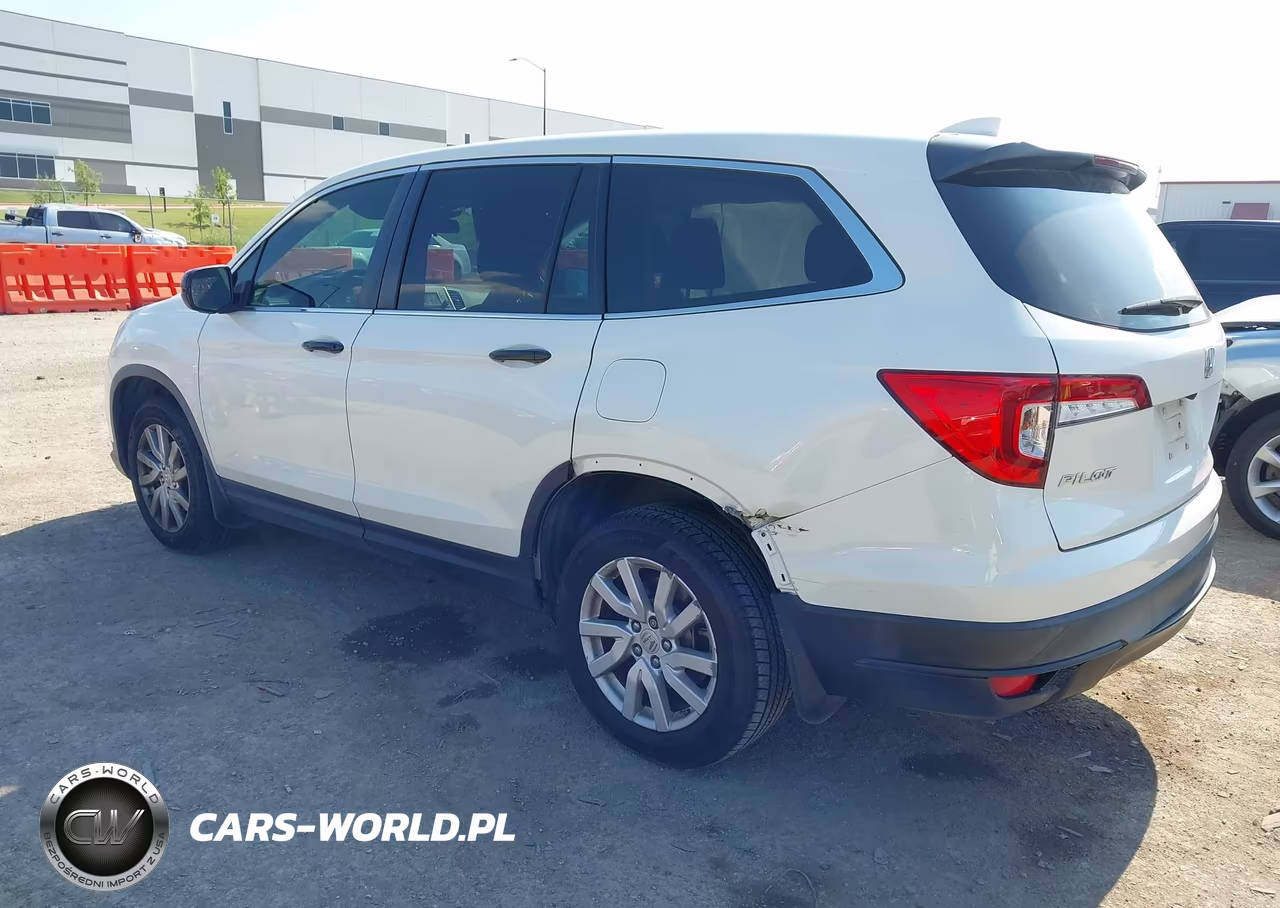 2019 Honda Pilot Lx VIN:5FNYF5H17KB013649 - 3