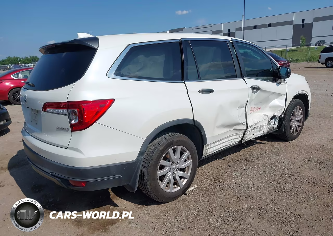 2019 Honda Pilot Lx VIN:5FNYF5H17KB013649 - 4