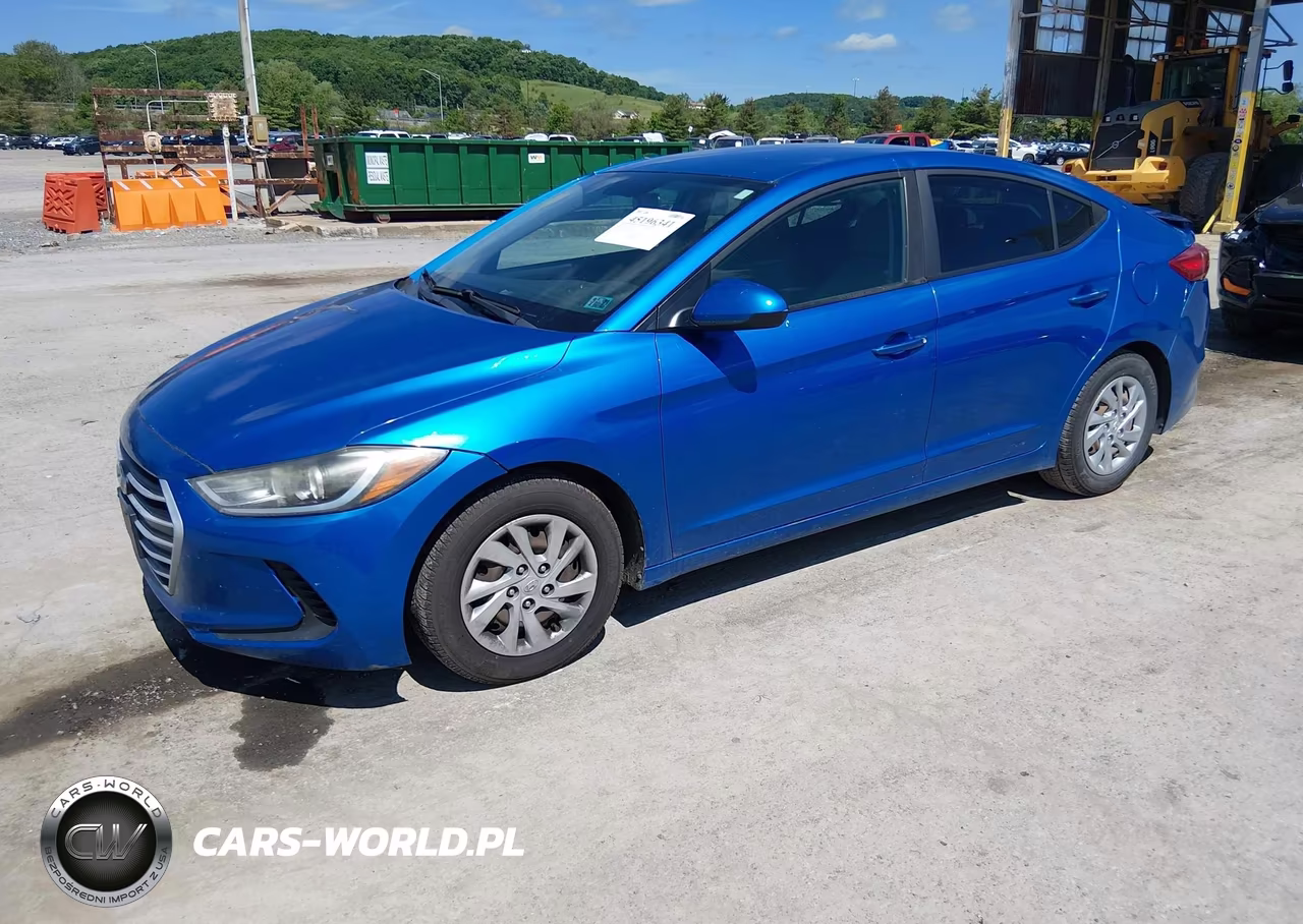 2017 Hyundai Elantra Se VIN:KMHD74LF4HU338876 - 2