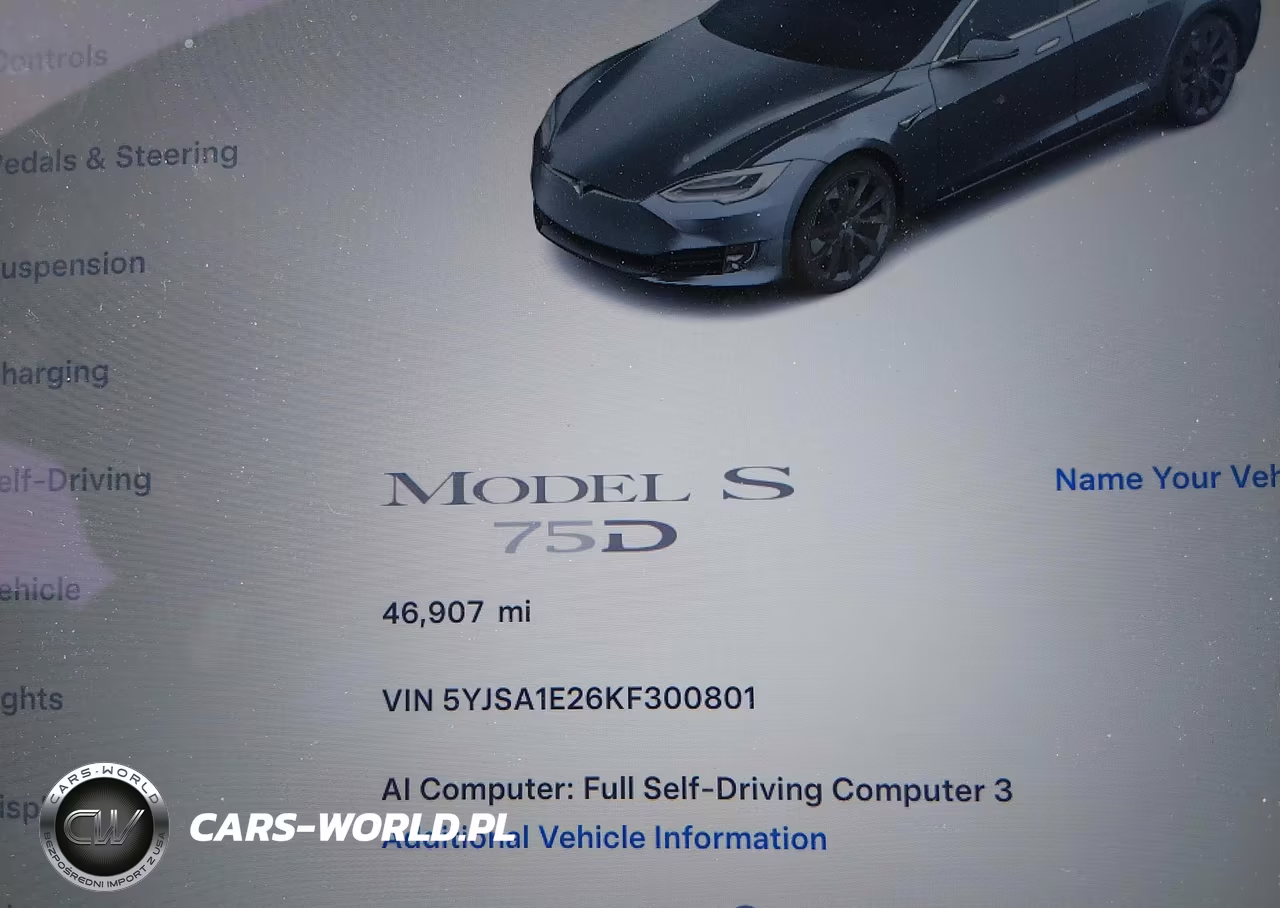 2019 Tesla Model S 100D-75D-Long Range-Standard Range VIN:5YJSA1E26KF300801 - 7