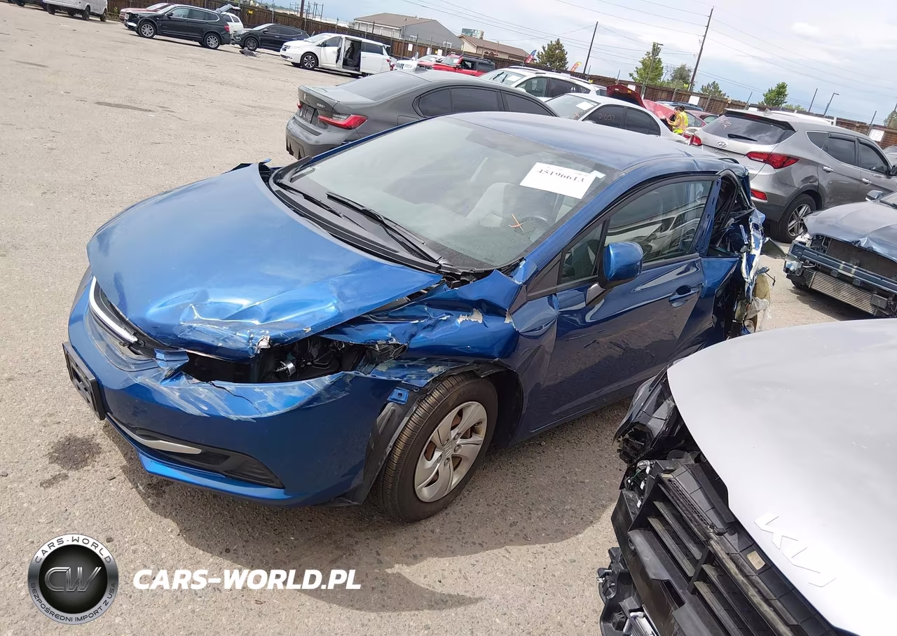 2013 Honda Civic Lx VIN:19XFB2F52DE059860 - 2