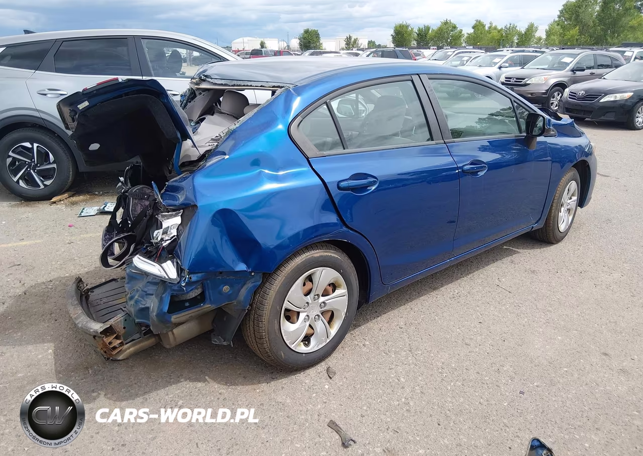 2013 Honda Civic Lx VIN:19XFB2F52DE059860 - 4