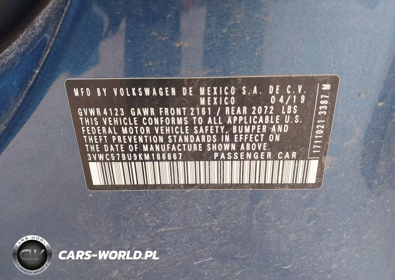 2019 Volkswagen Jetta 1.4T R-Line-1.4T S-1.4T Se VIN:3VWC57BU9KM186867 - 9