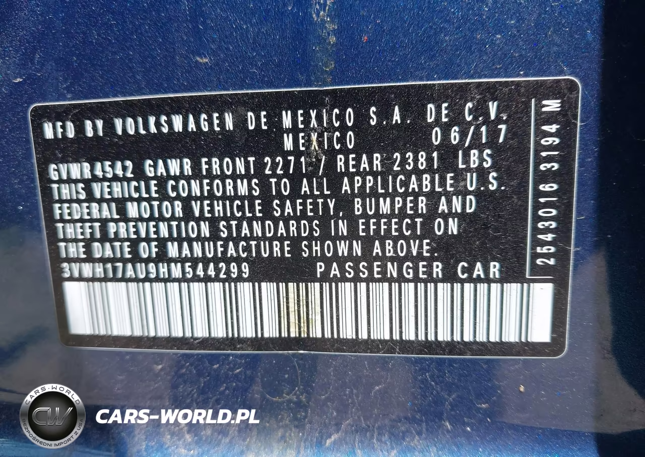 2017 Volkswagen Golf Alltrack Tsi S-Tsi Se-Tsi Sel VIN:3VWH17AU9HM544299 - 9