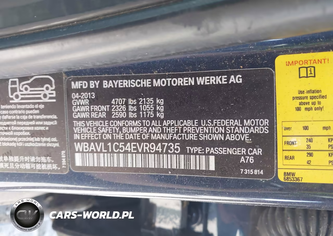 2014 BMW X1 xDrive28I VIN:WBAVL1C54EVR94735 - 9