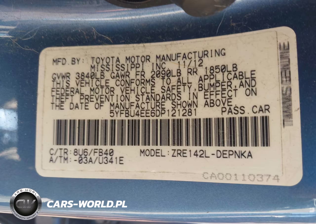 2013 Toyota Corolla Le VIN:5YFBU4EE6DP121281 - 9