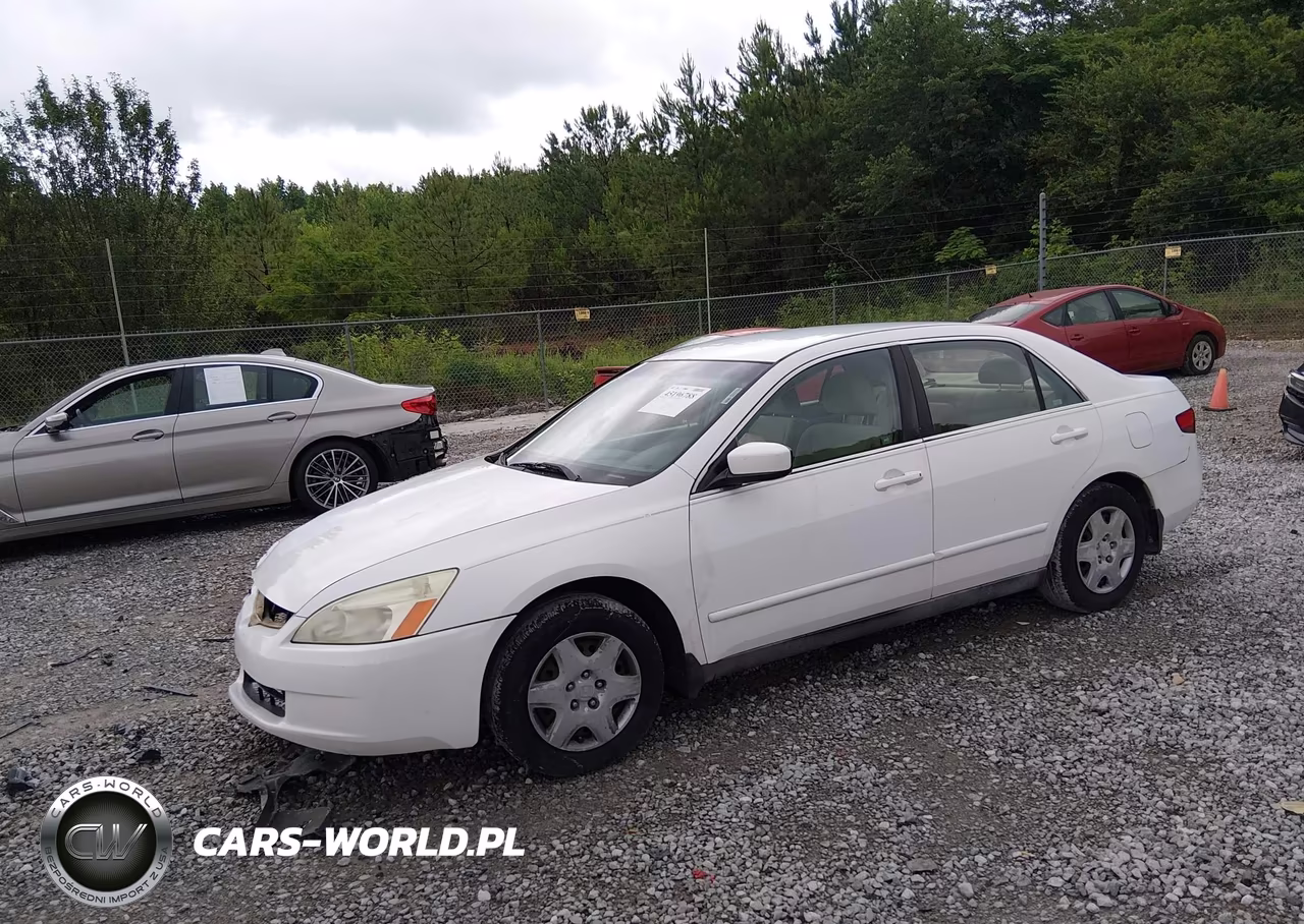 2005 Honda Accord 2.4 Lx VIN:1HGCM55475A160292 - 2