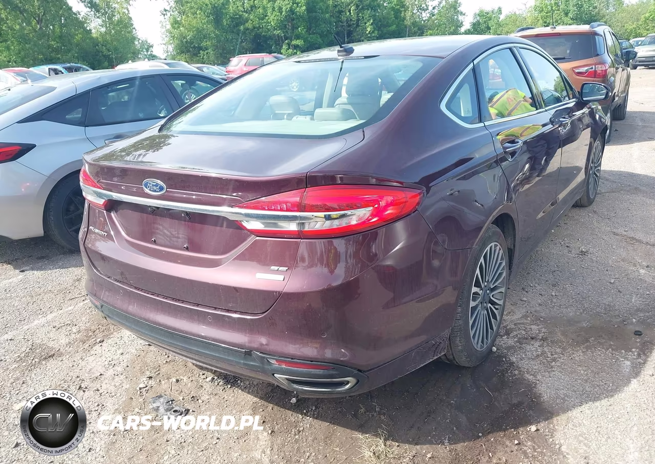 2017 Ford Fusion Se VIN:3FA6P0H98HR282611 - 4