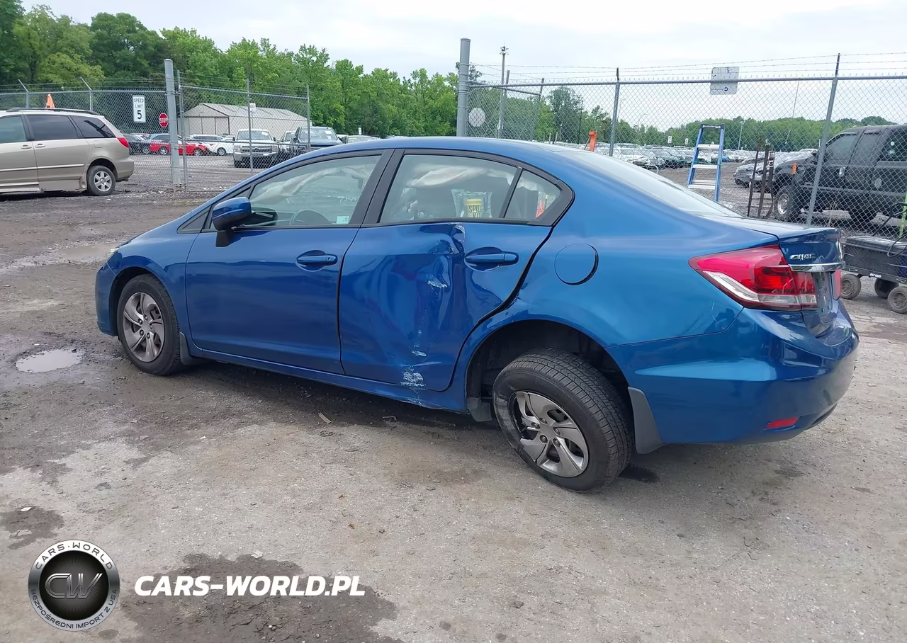 2014 Honda Civic Lx VIN:19XFB2F5XEE270371 - 3