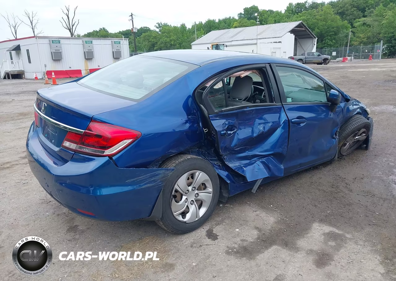 2014 Honda Civic Lx VIN:19XFB2F5XEE270371 - 4