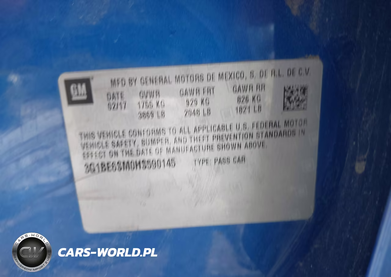 2017 Chevrolet Cruze Lt Auto VIN:3G1BE6SM0HS590145 - 9