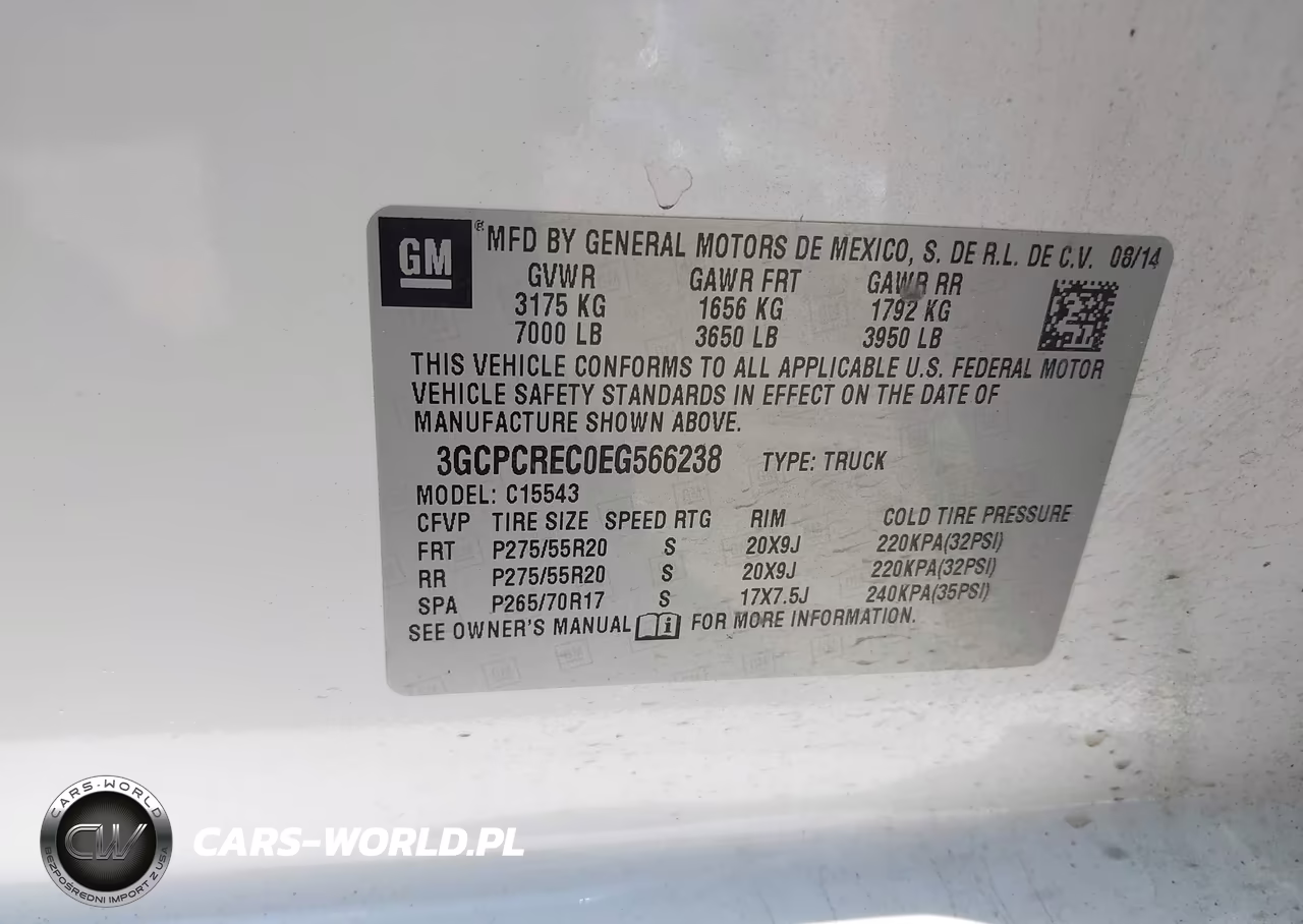 2014 Chevrolet Silverado 1500 1Lt VIN:3GCPCREC0EG566238 - 9